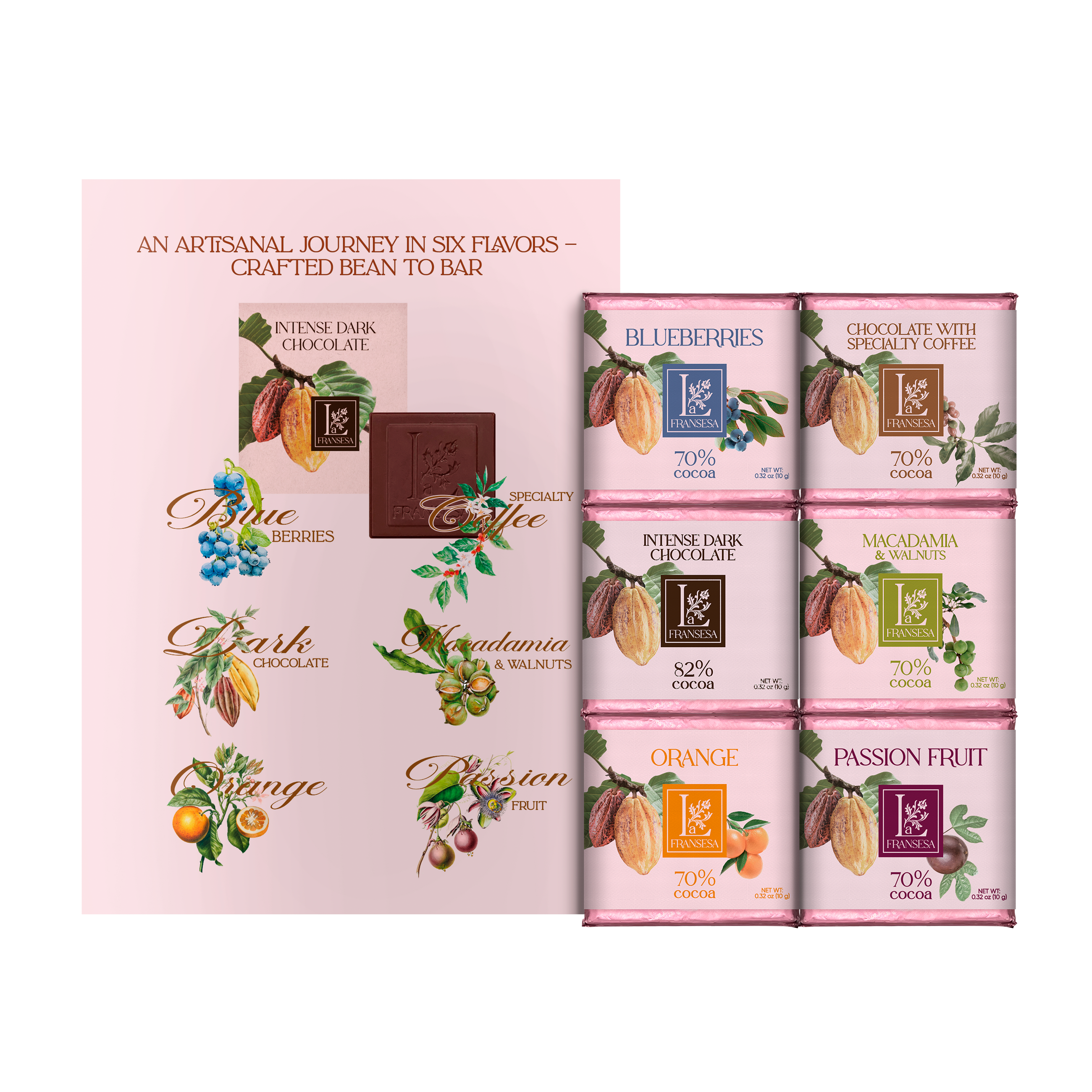 The Masterpiece Collection — Six Bean to Bar Flavors
