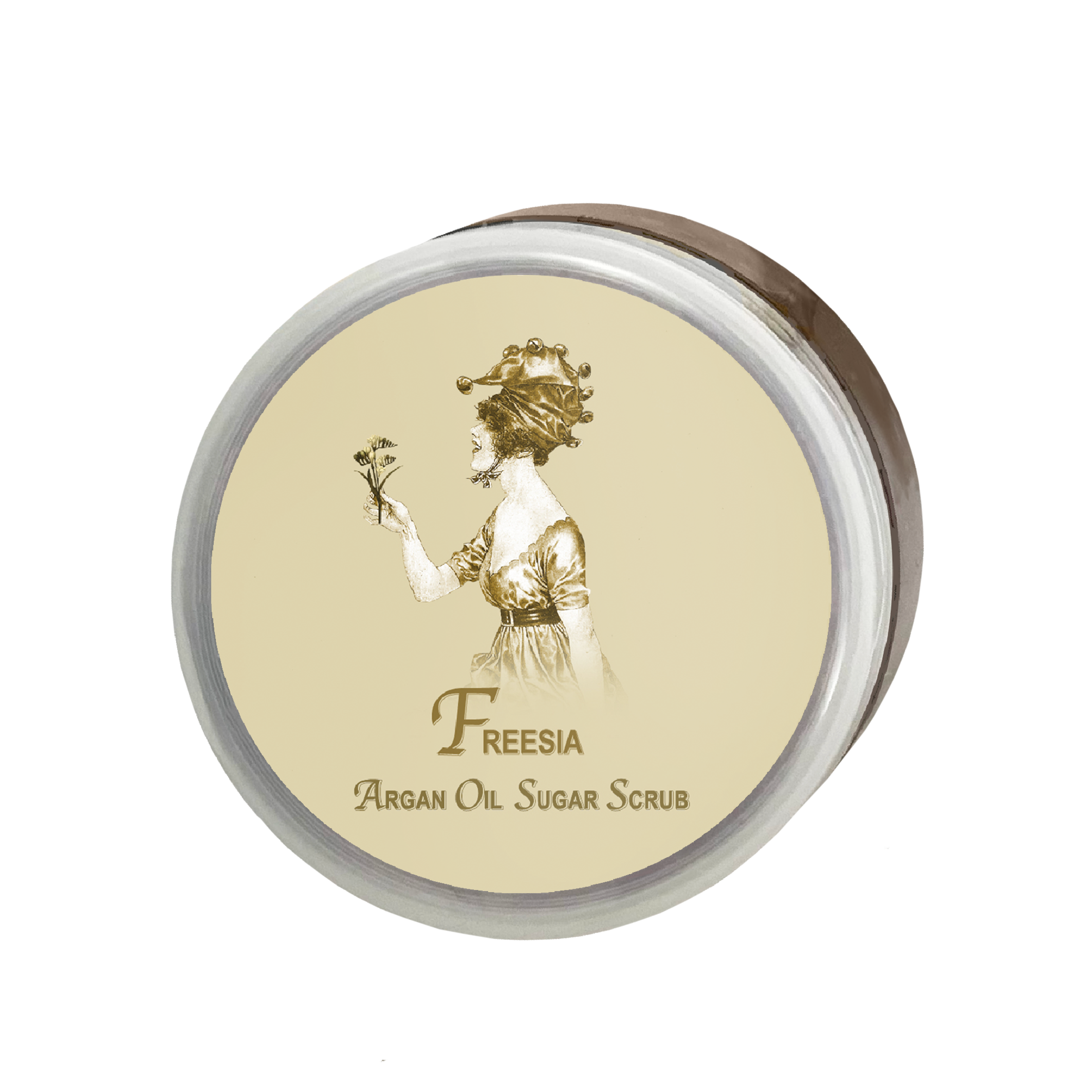 Freesia Argan Oil Sugar Scrub 12oz.