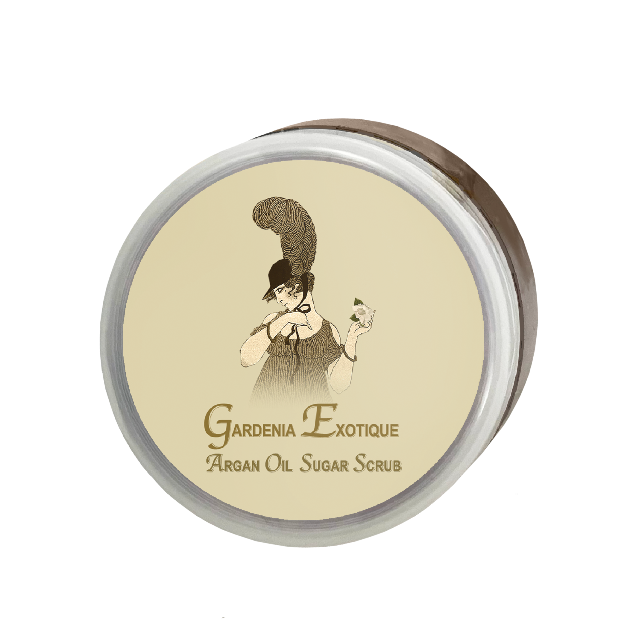 Gardenia Exotique Argan Oil Sugar Scrub 12oz.