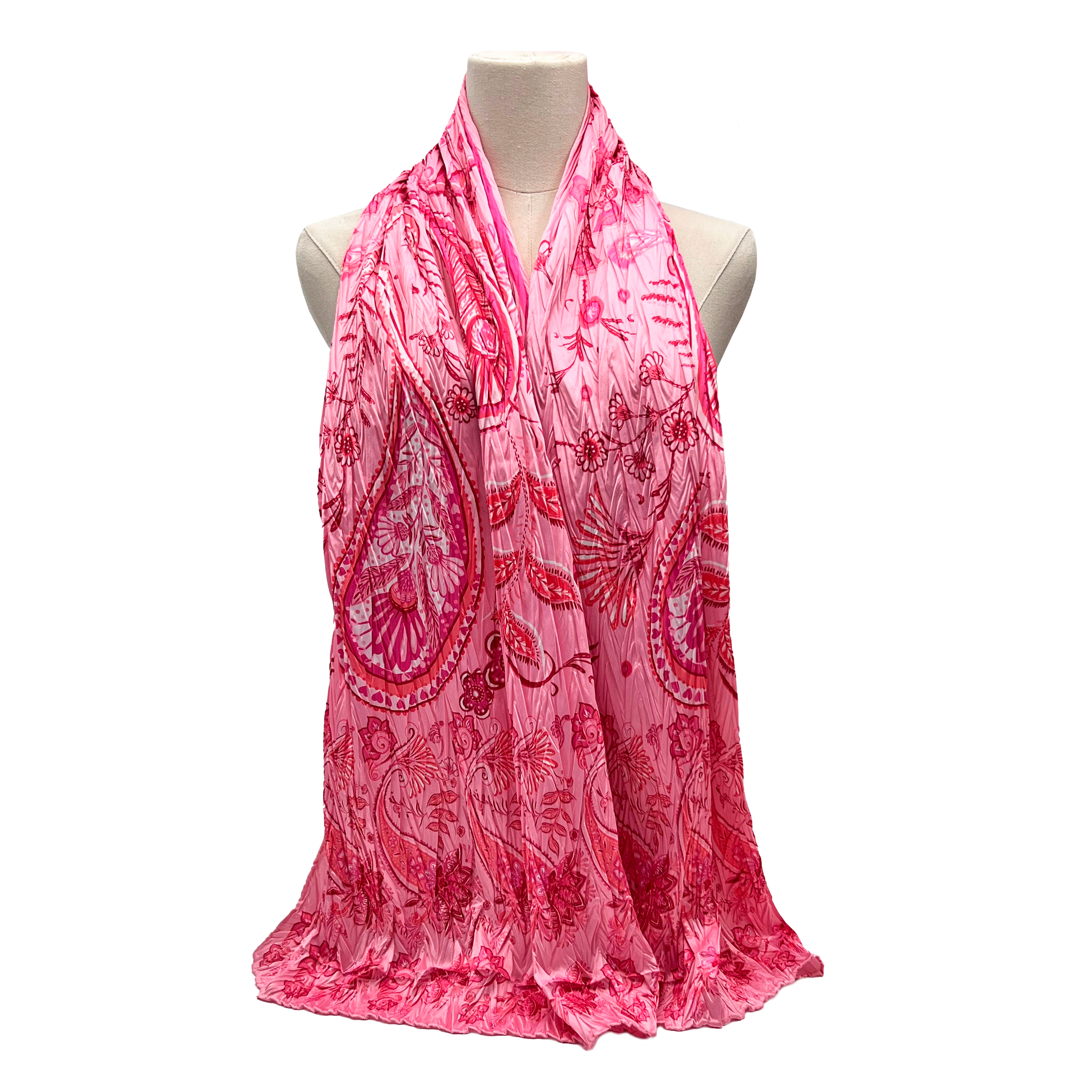Rose Garden Pleated Scarf