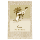 Cassis Rice Body Powder Refill 8oz. design featuring vintage illustration and ornate border.