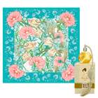 Fleurs Du Jour / Marina Blue Scarf