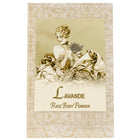 Lavande Rice Body Powder Refill 8oz packaging with vintage design and floral accents.