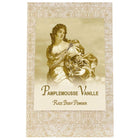 Pamplemousse Vanille Rice Body Powder Refill 8oz with a vintage-style illustration on packaging.