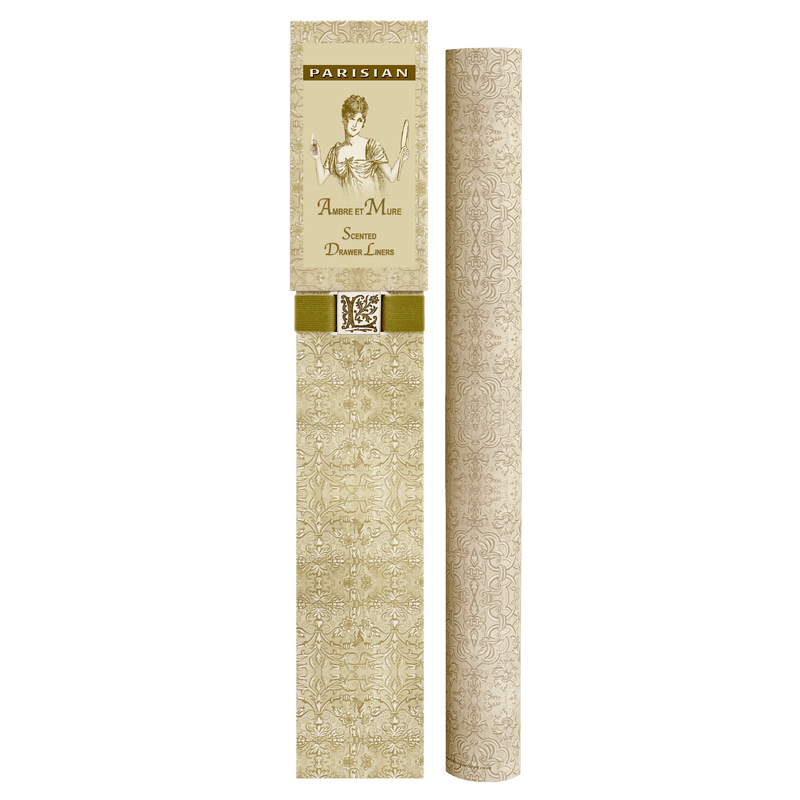 Drawer Liners - Ambre et Mure Scented Set of 6 for Elegant Fragrance