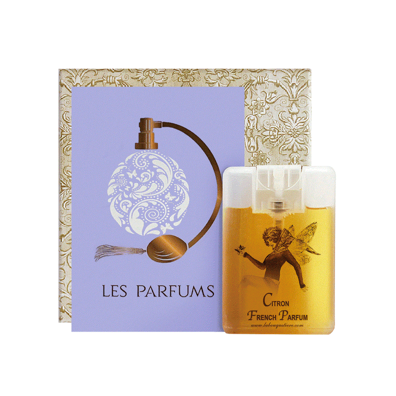 Citron Eau de Parfum Spray Card 20ml with elegant packaging and compact design.