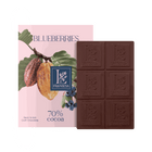 Blueberries - Bean to bar. Craft Chocolate. 70% cocoa