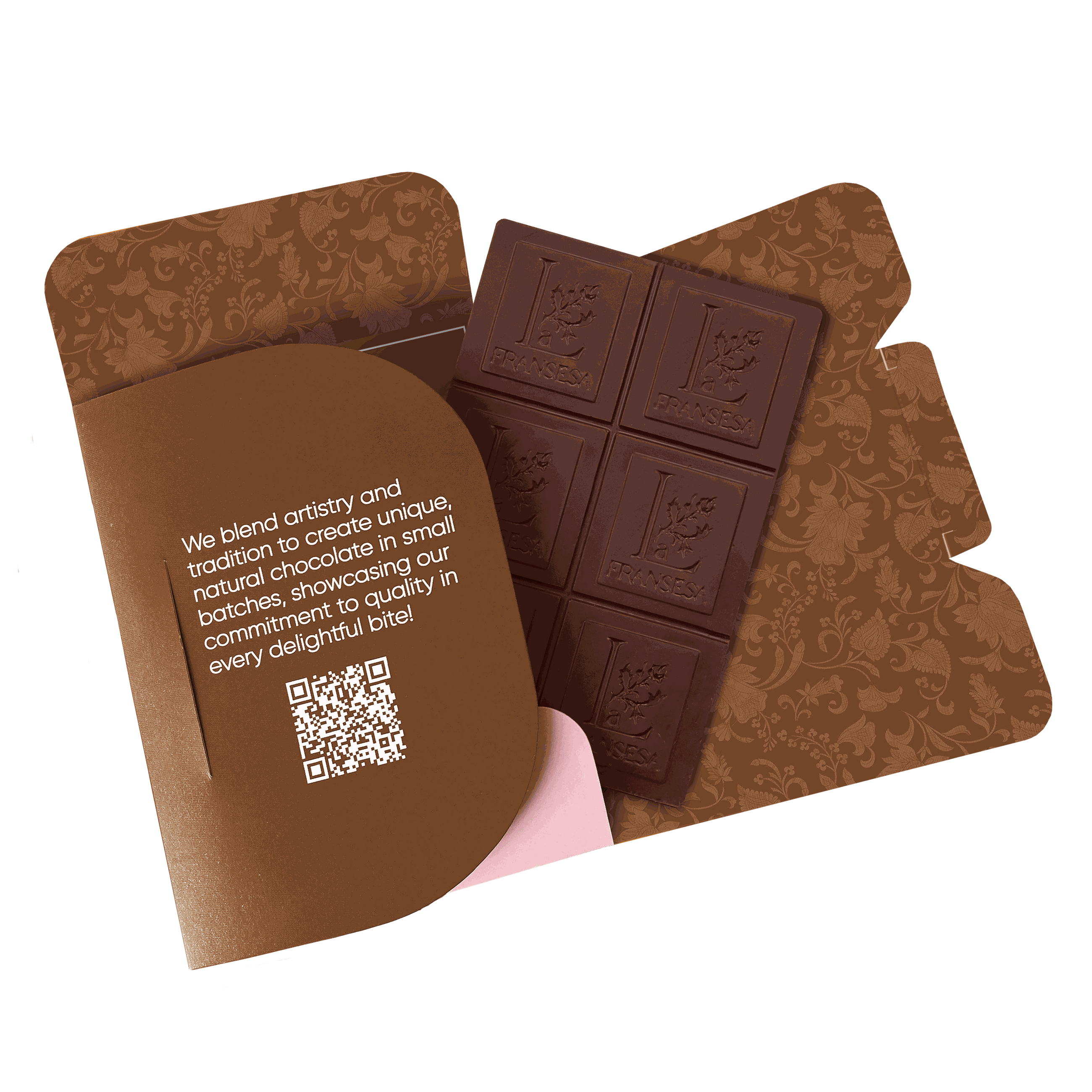 Chocolate with Specialty Coffee - Bean to bar. Craft Chocolate. 70% cocoa