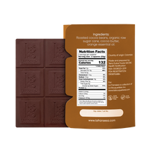 Orange - Bean to bar. Craft Chocolate. 70% cocoa