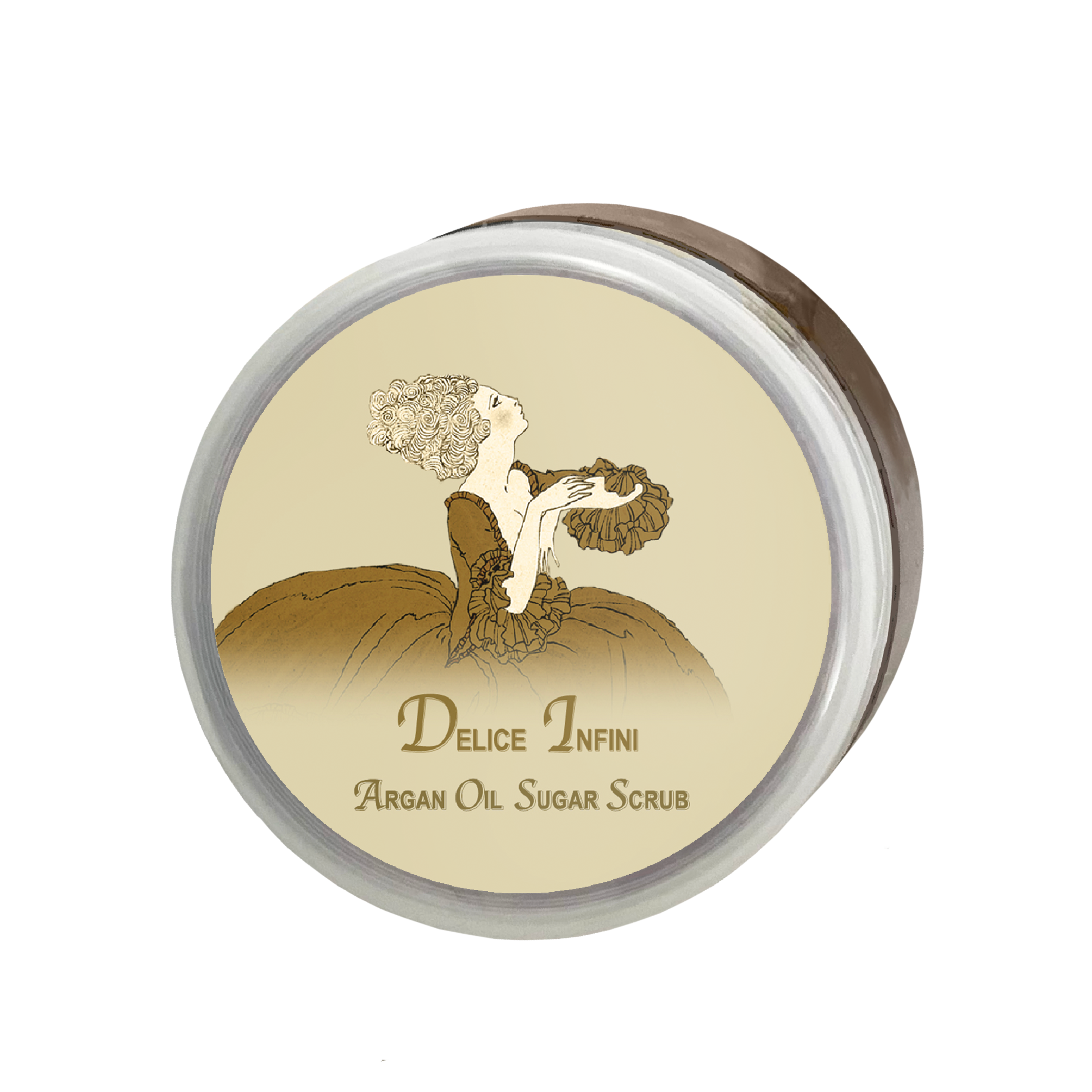 Delice Infini  Argan Oil Sugar Scrub 12oz.