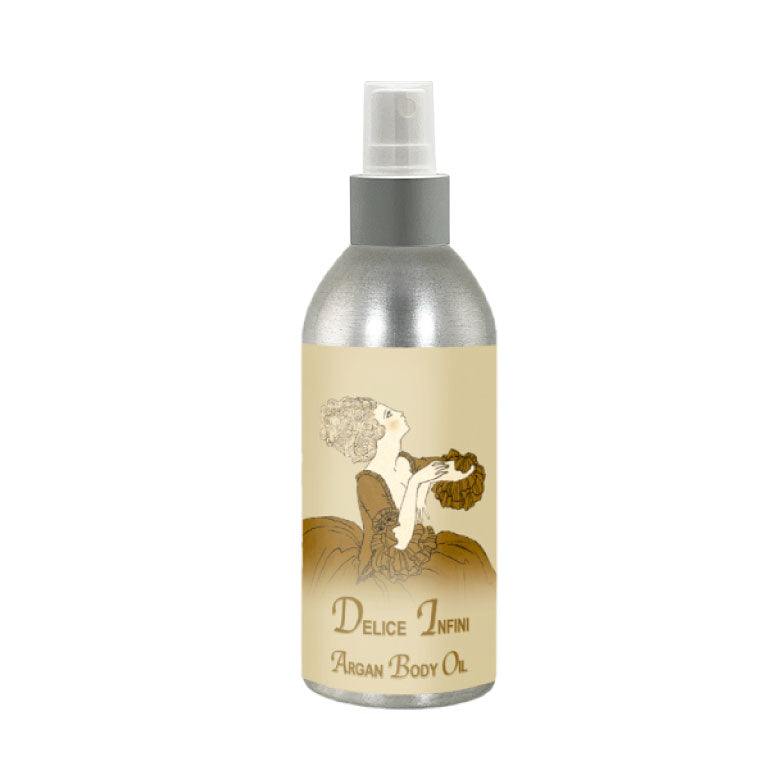 Bath Body Oil Delice Infini – French, Floral & Woody Skin Hydration...