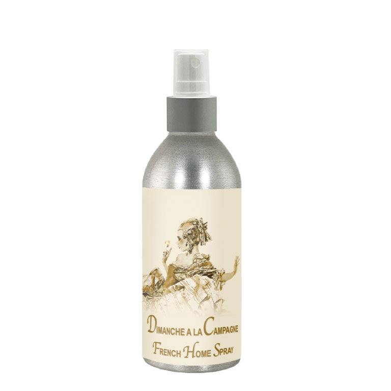 Dimanche a la Campagne French Home Spray 8oz bottle with natural French fragrances and essential oils.