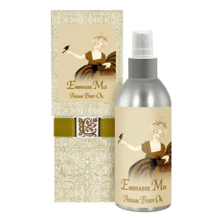 Fragrant Body Oil with Argan – Embrasse Moi with Rose & Green Apple
