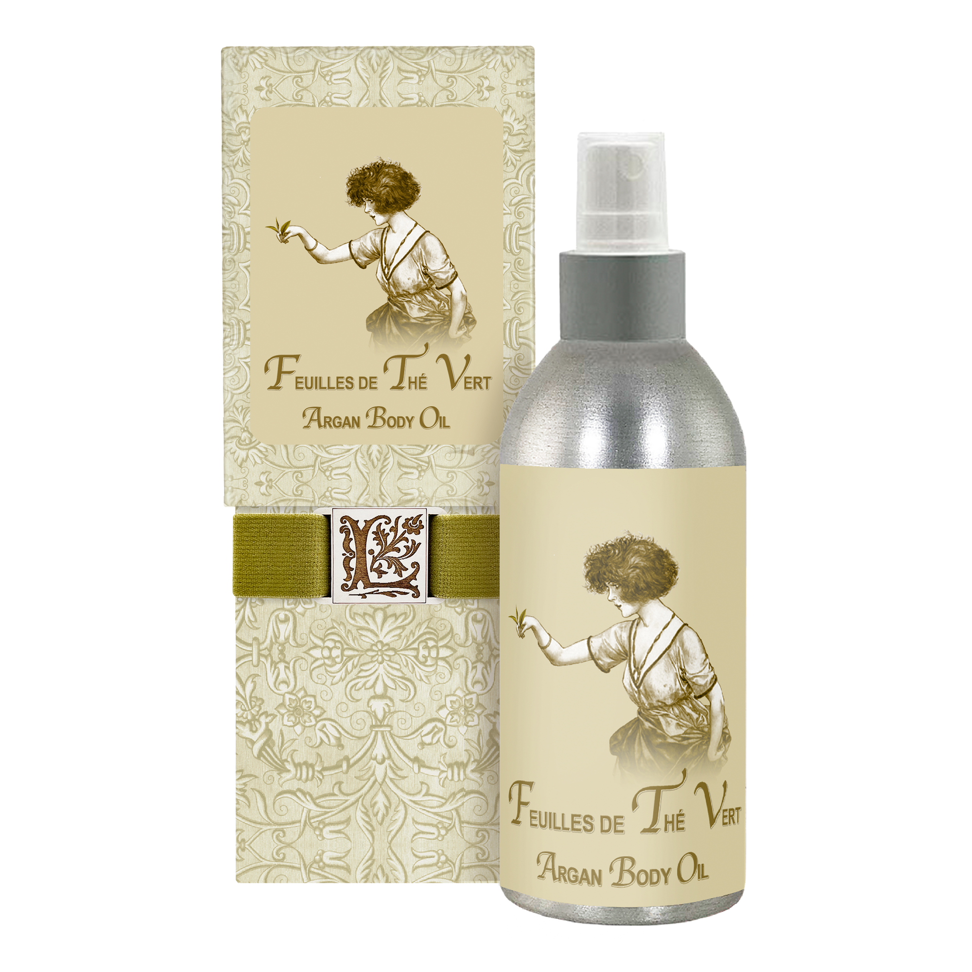 Feuilles de Thé Vert  French Body Argan Oil 8oz.