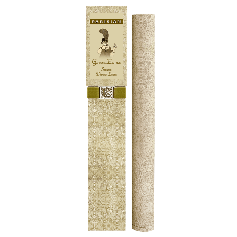 Decorative Drawer Liners Scented - Elegant Gardenia Exotique Set of 6.