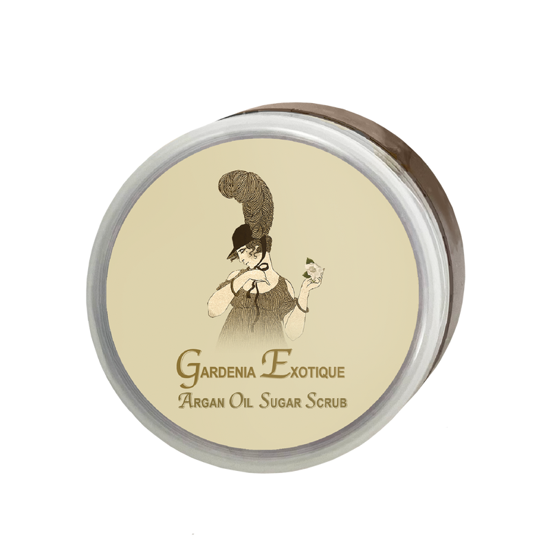 Gardenia Exotique Argan Oil Sugar Scrub 12oz.