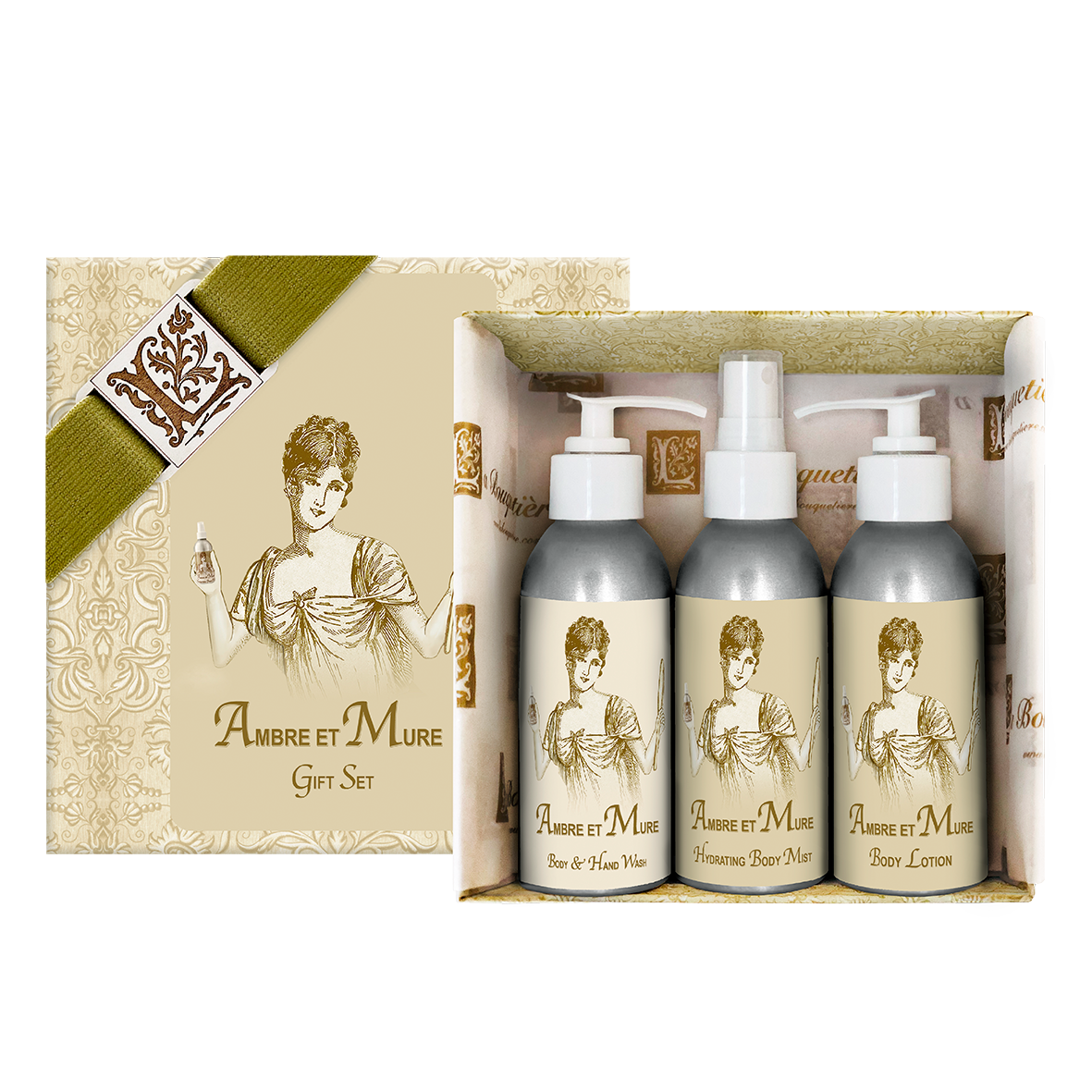 Ambre et Mure Gift Set 4oz. ea.