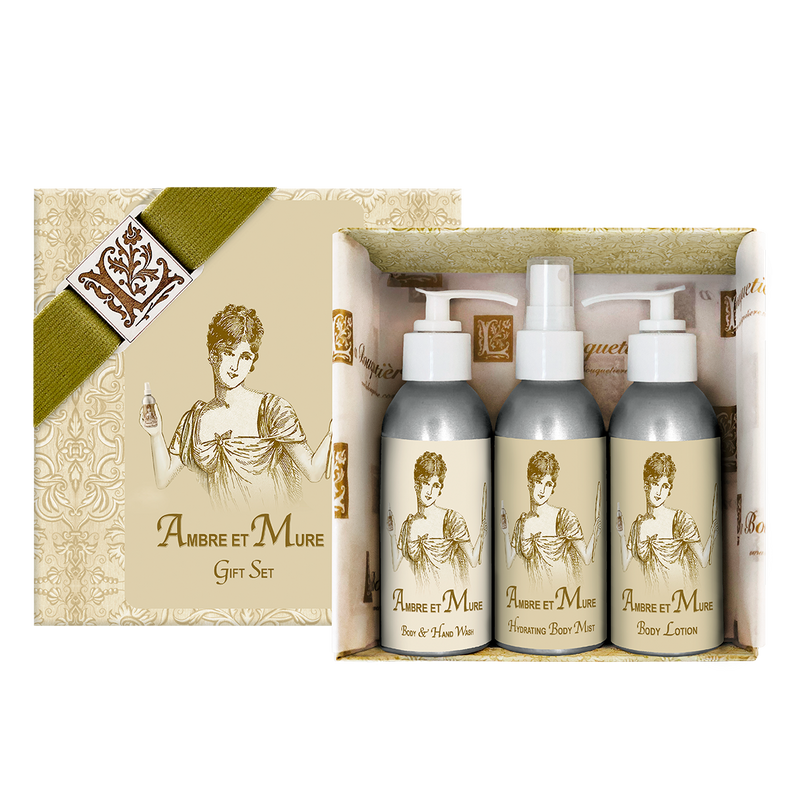 Ambre et Mure Gift Set 4oz. ea.