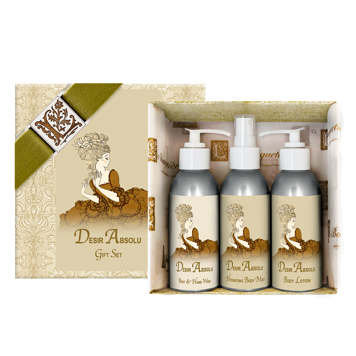Desir Absolu Gift Set 4oz. ea.