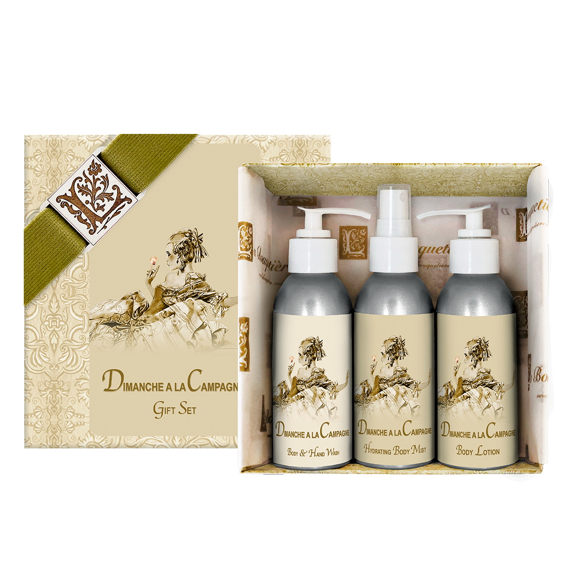 Dimanche a la Campagne Gift Set 4oz. ea.