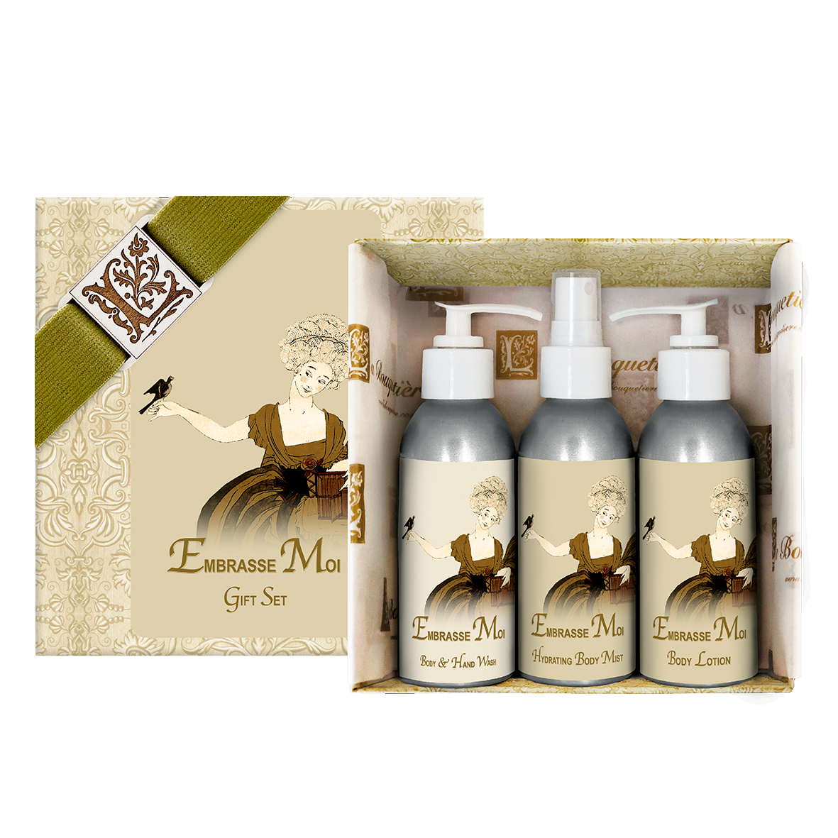 Embrasse Moi Gift Set 4oz. ea.