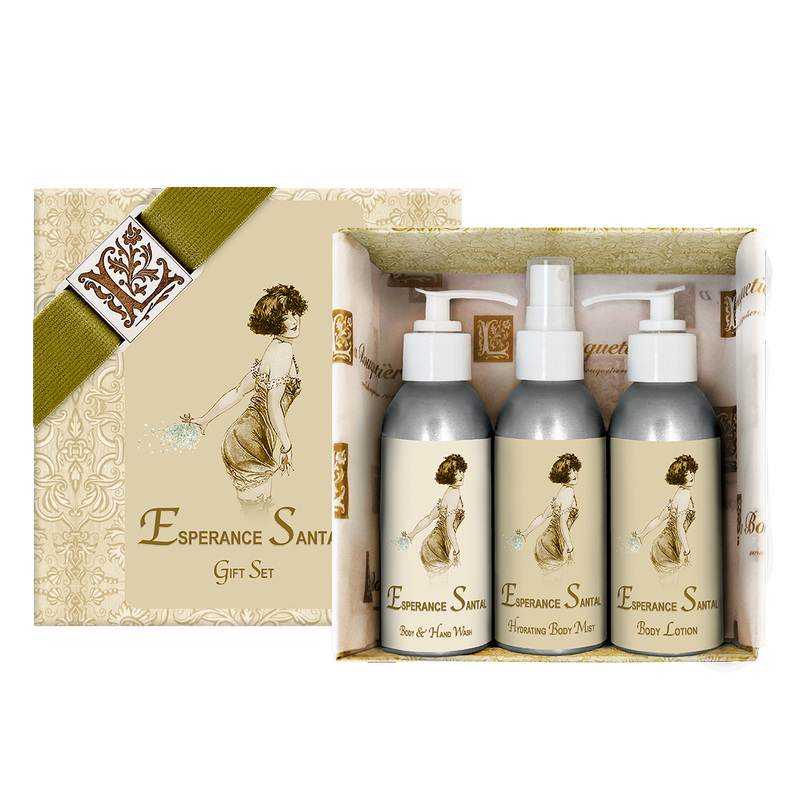 Esperance Santal Gift Set 4oz. ea.