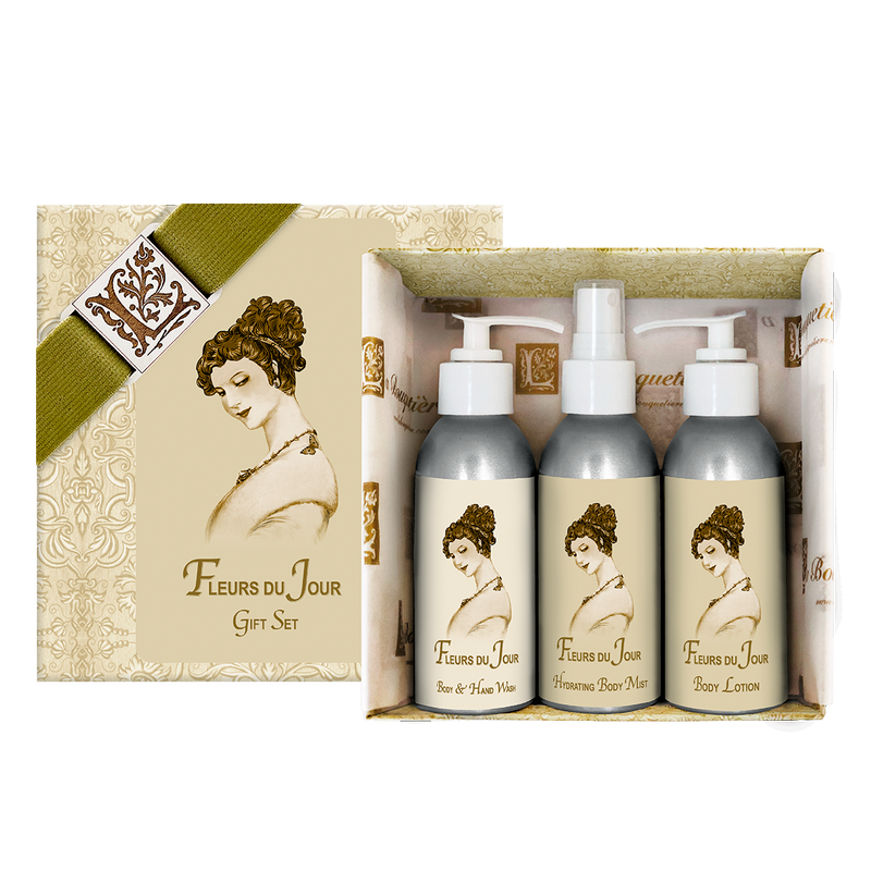 Fleurs du Jour / Marina Blue Gift Set 4oz. ea.