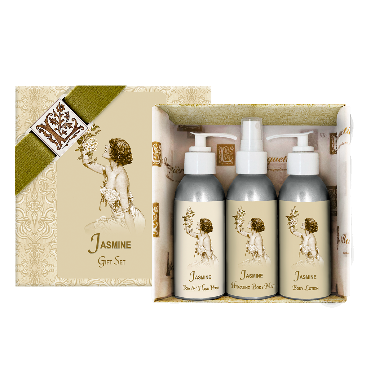 Jasmine Gift Set 4oz. ea.