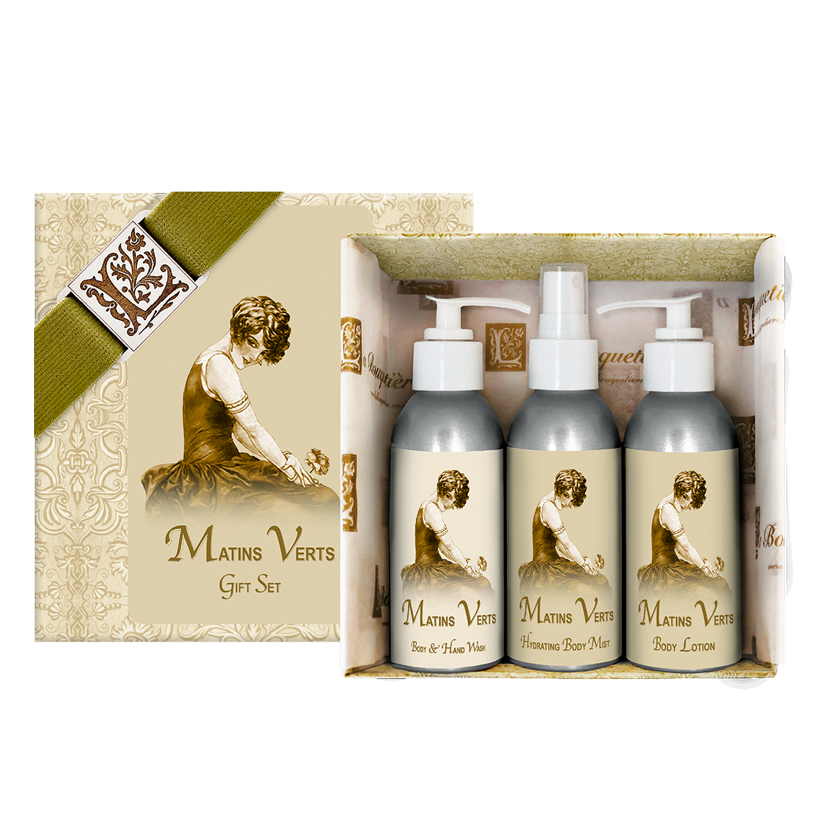 Matins Verts Gift Set 4oz. ea.