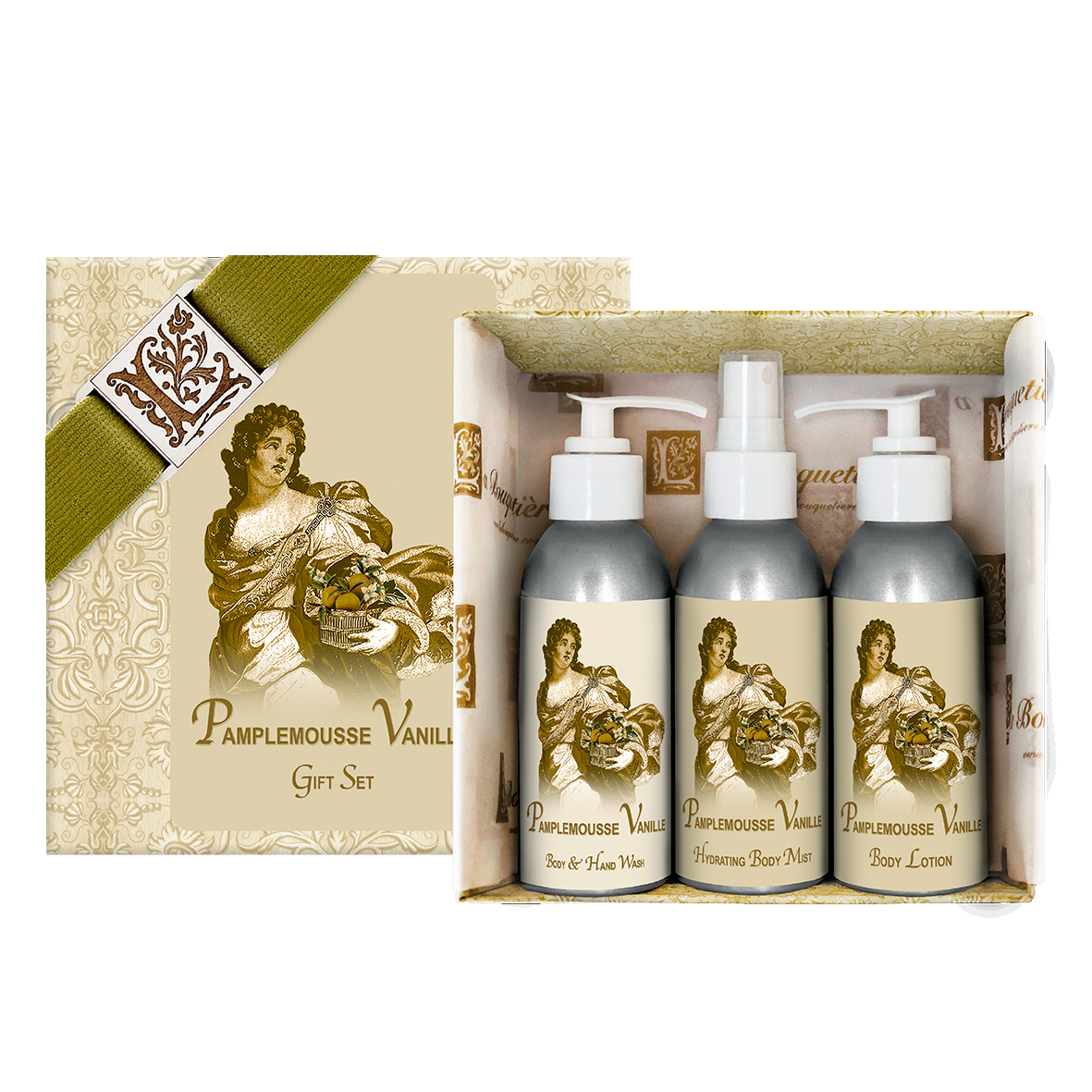 Pamplemousse Vanille Gift Set 4oz. ea.