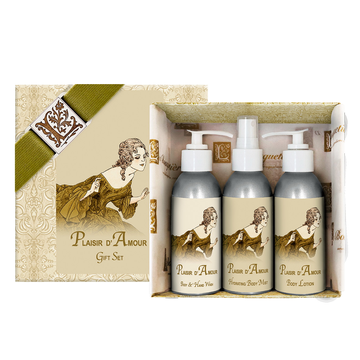 Plaisir d'Amour Gift Set 4oz. ea.