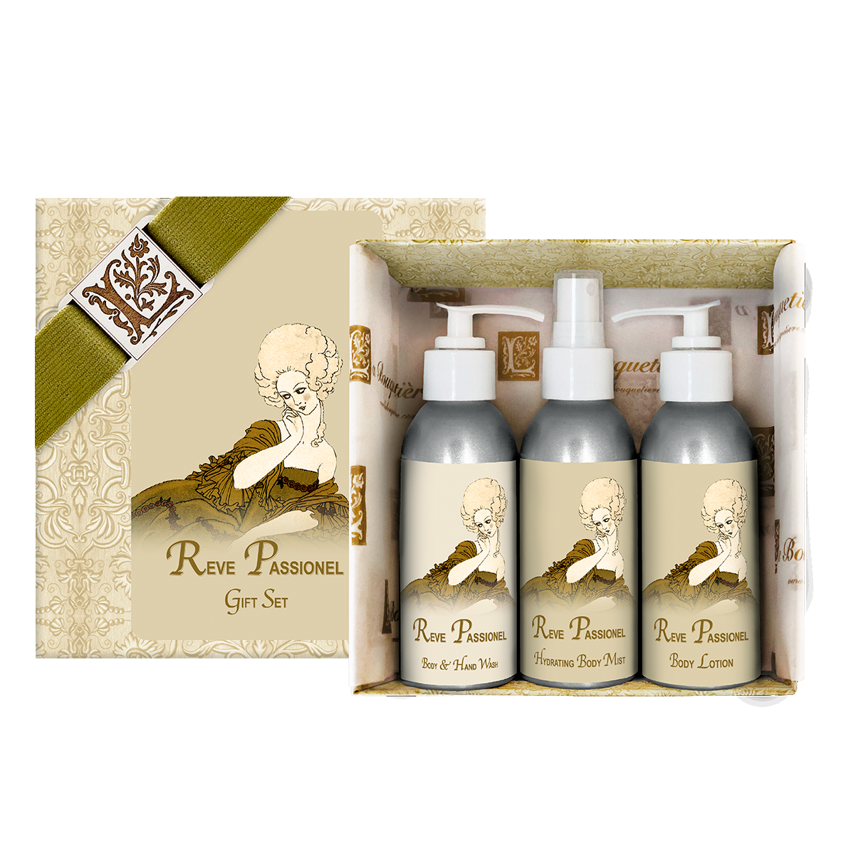 Reve Passionel Gift Set 4oz. ea.