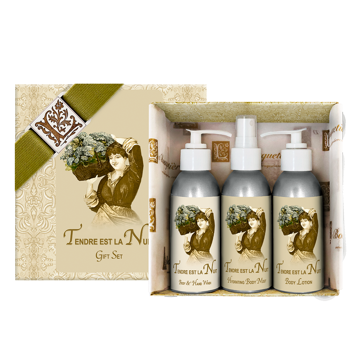 Tendre est la Nuit Gift Set 4oz. ea.