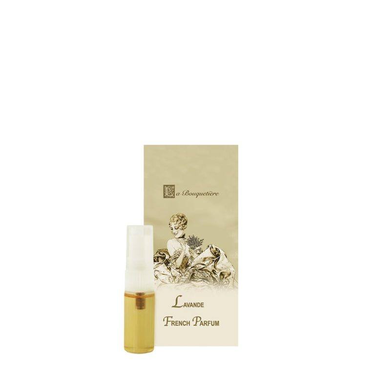 Lavande Parfum Sample Spray 0.1oz with lavender fragrance, made in France by La Bouquetiere, cruelty-free.