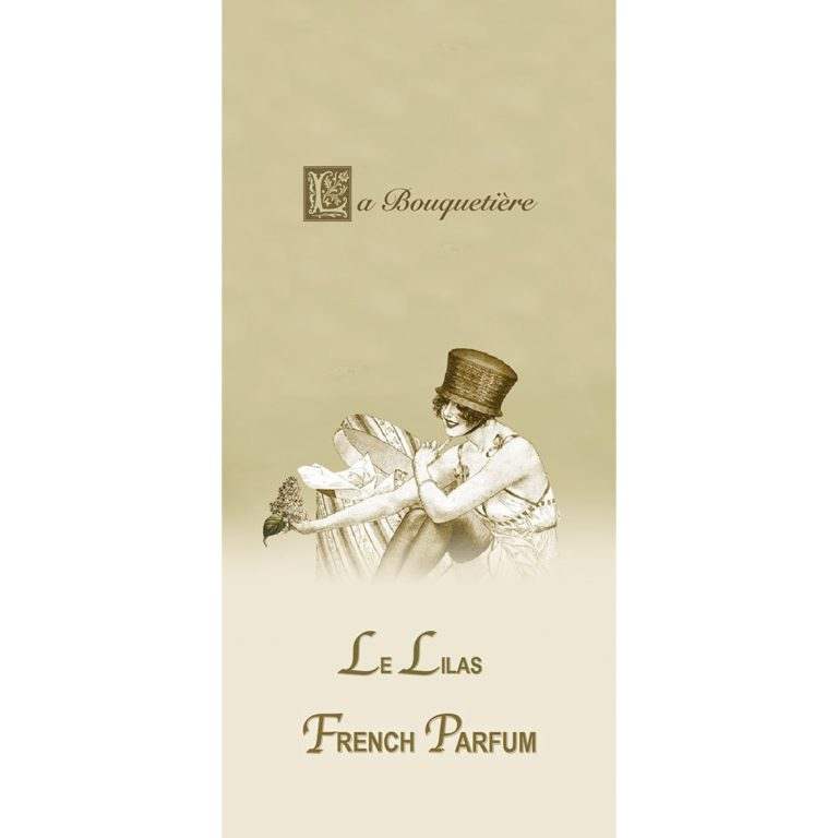 French Lilac scented card by La Bouquetiere, cruelty-free, French fragrances.