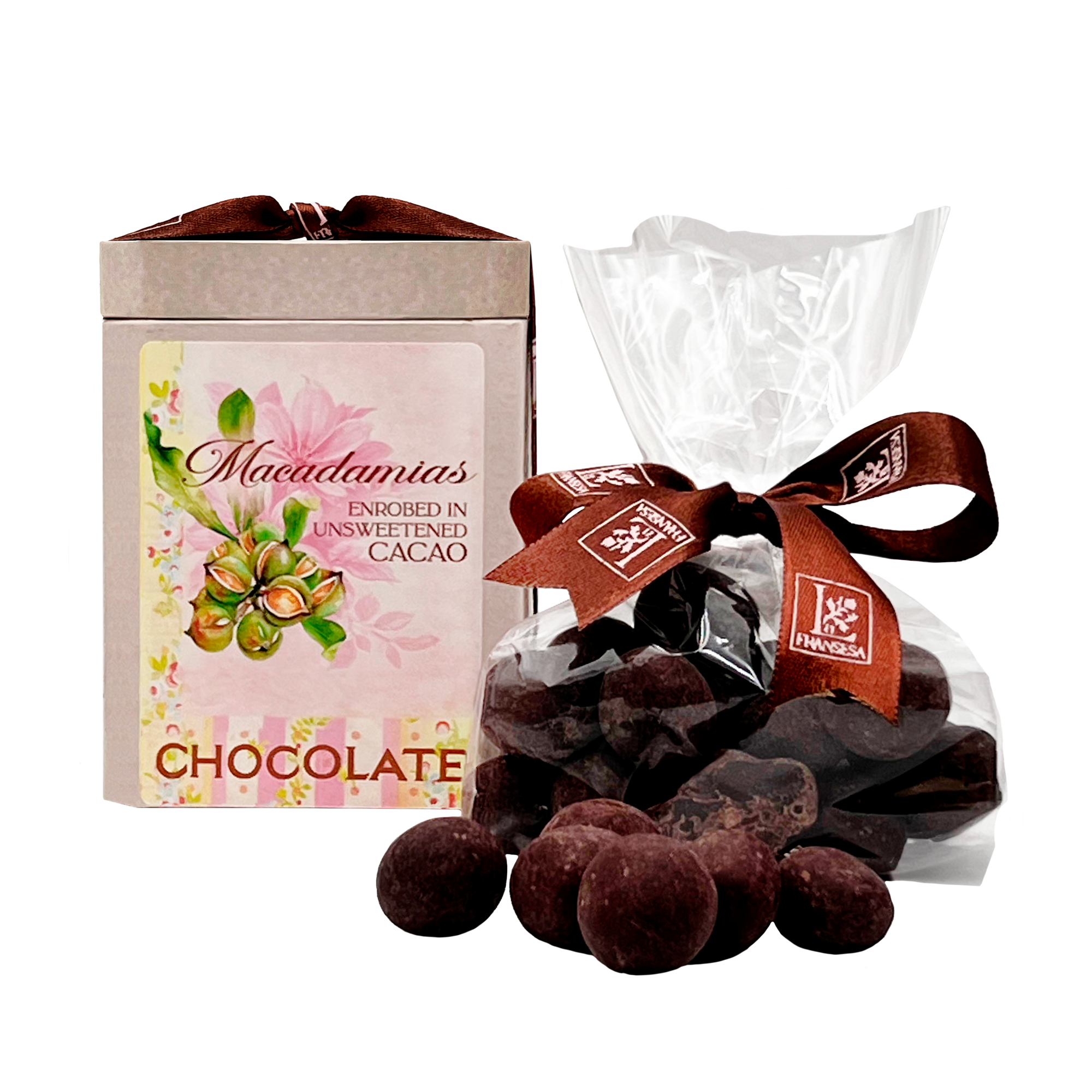 LA FRANSESA Bean-to-Bar Chocolate — Quindío, Colombia. Macadamias - Enrobed in 77% Cacao