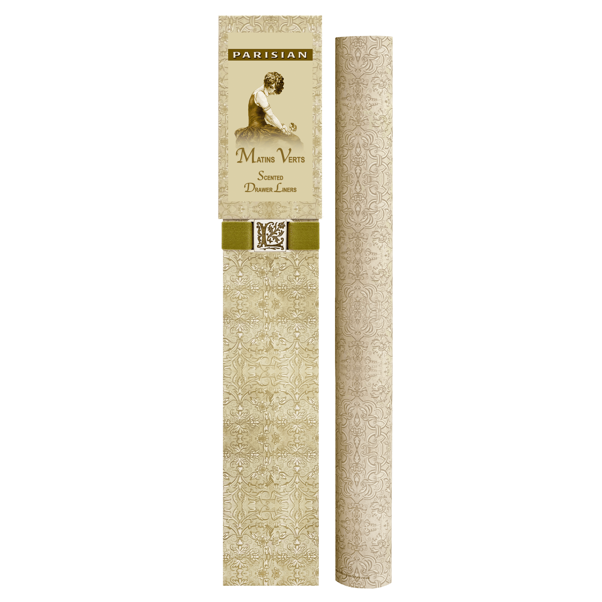 Drawer Liner Rolls Scented -Elegant Matins Verts for Lasting Fragrance