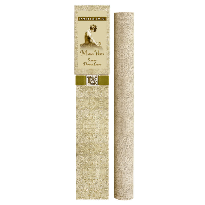 Drawer Liner Rolls Scented -Elegant Matins Verts for Lasting Fragrance