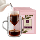 Single-Cup Pre-Filled Colombian Specialty Pour Over Coffee Bags – Pink Bourbon, 6 Bags, 10g Each, 100% Arabica, Medium Roast