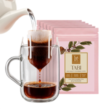 Single-Cup Pre-Filled Colombian Specialty Pour Over Coffee Bags – Tabi, 6 Bags, 10g Each, 100% Arabica, Medium Roast