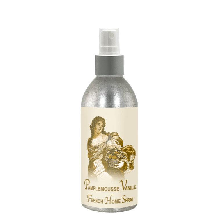 Pamplemousse Vanille French Home Spray 8oz with grapefruit and vanilla notes.