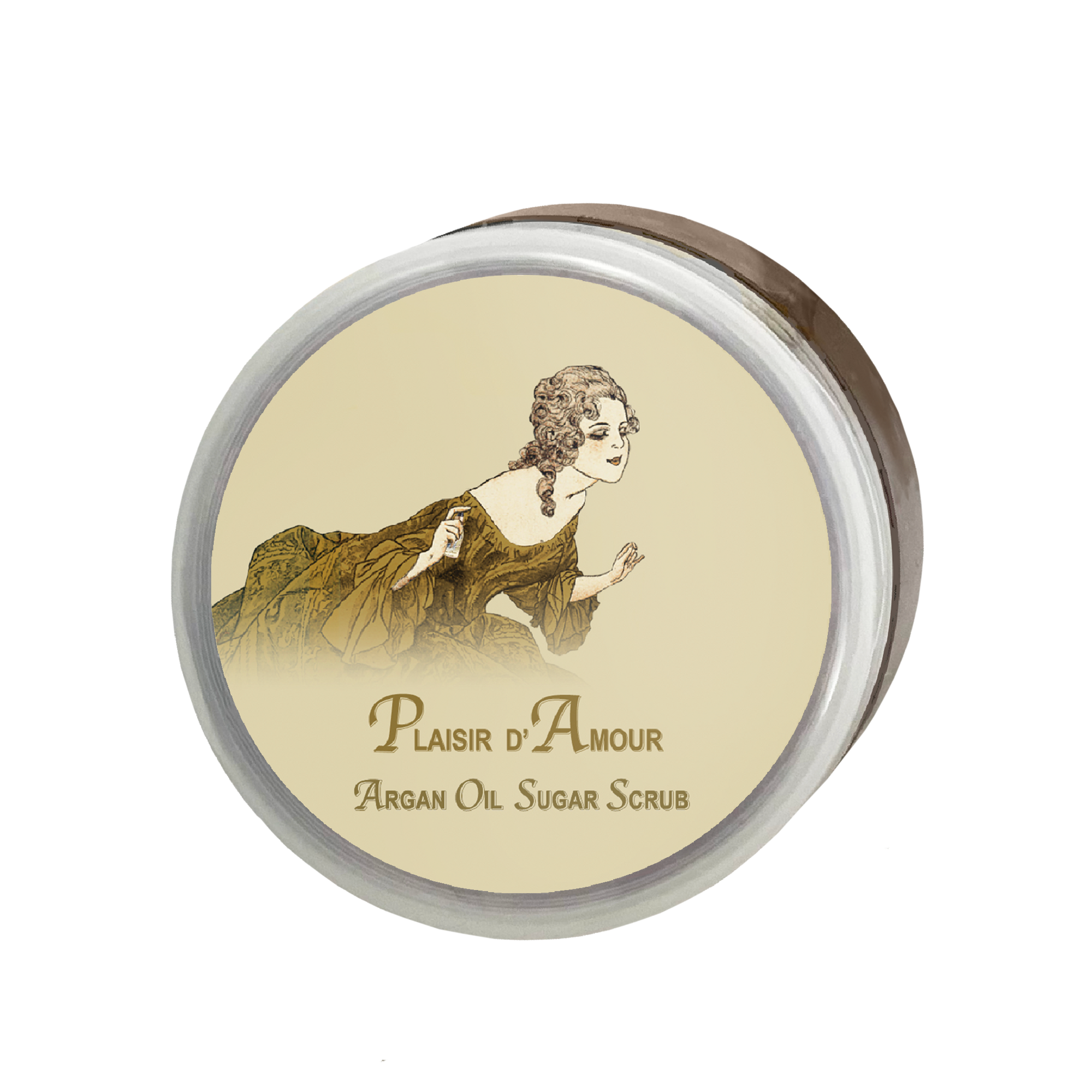 Plaisir d'Amour  Argan Oil Sugar Scrub 12oz.