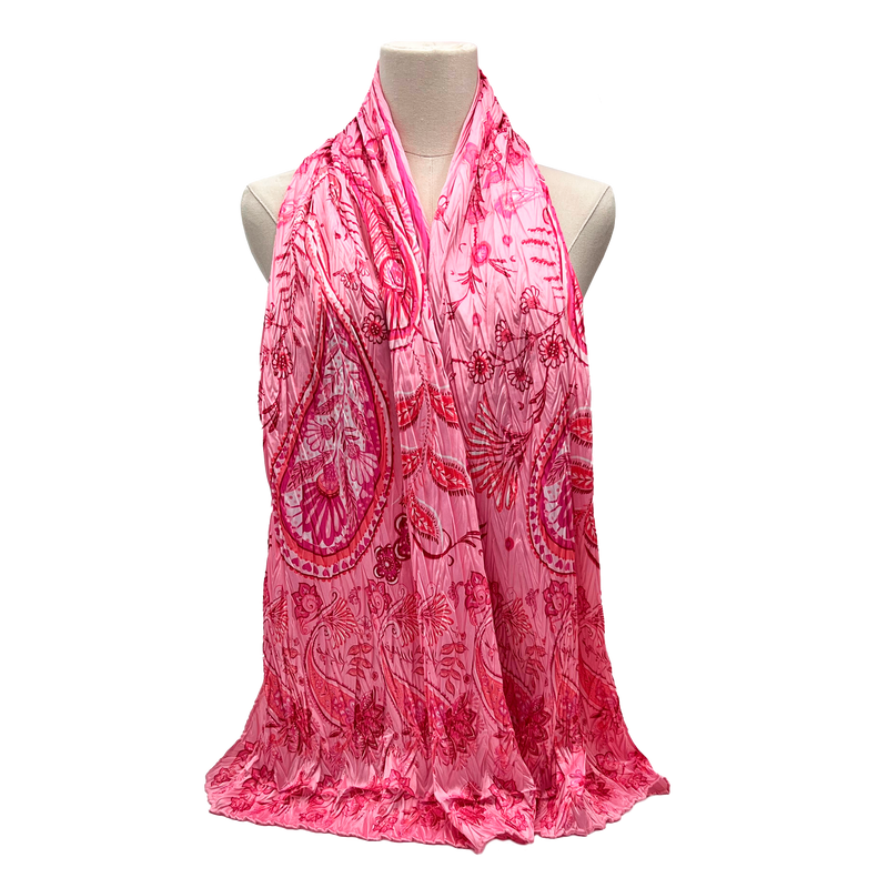 Rose Garden Pleated Scarf