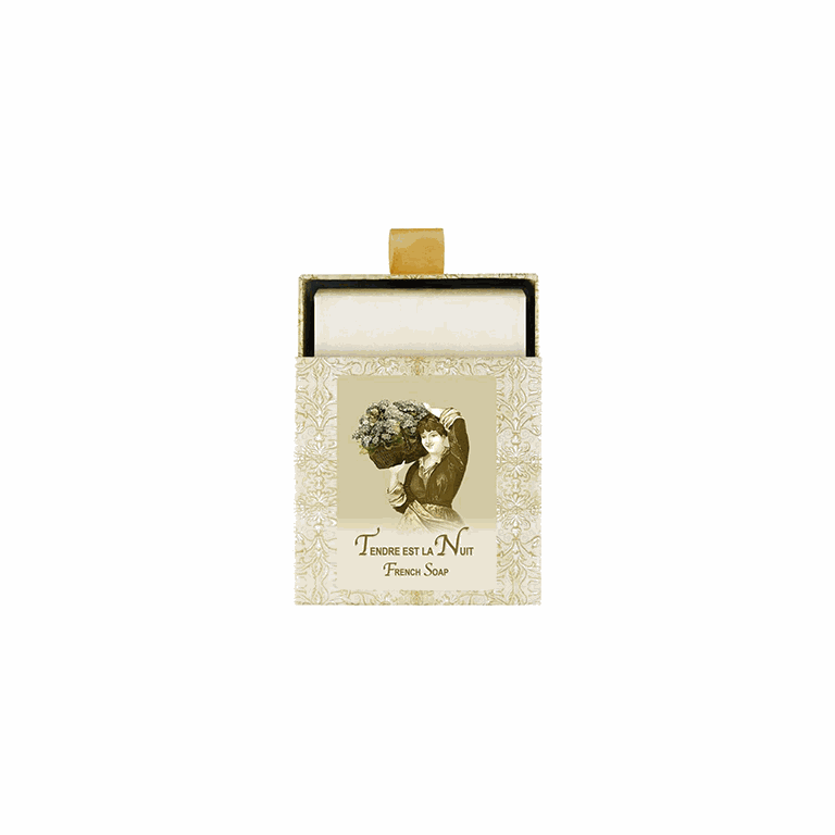 Tendre est la Nuit French Soap 7oz - Handcrafted, triple-milled, nourishing soap with rich lather, vegan and cruelty-free.